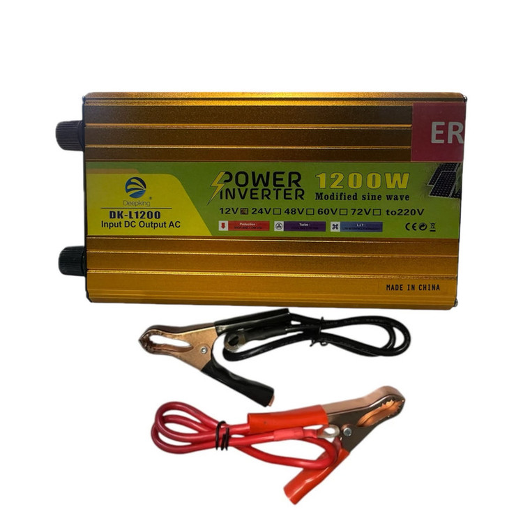 مبدل برق خودرو دیپ کینگ مدل 12V-TO-220V-1200W