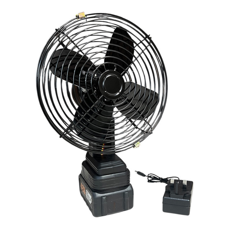 پنکه شارژی ۴۸ ولت توری فلزی مدل FAN LITHIUM 3PIN