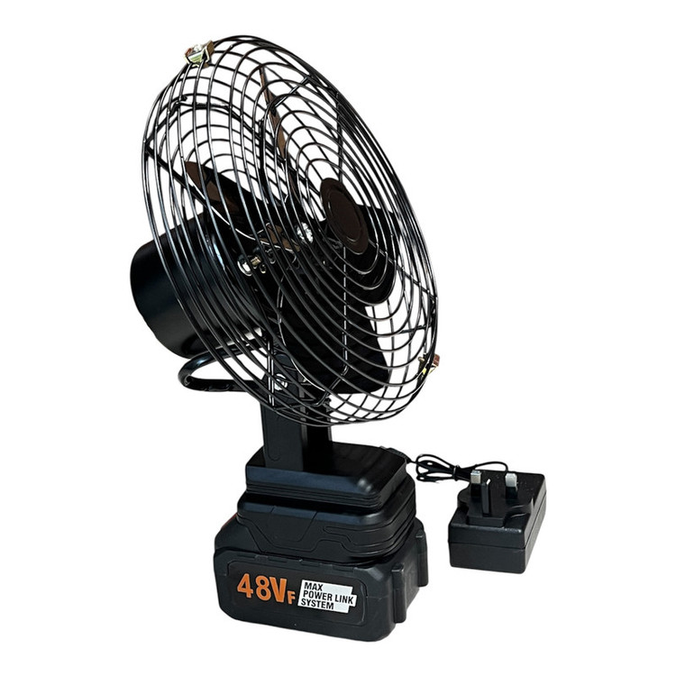 پنکه شارژی ۴۸ ولت توری فلزی مدل FAN LITHIUM 3PIN
