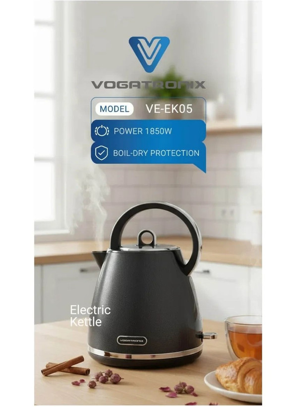 کتری برقی وگاتی مدل VE-EK05 رنگ مشکی و سفید