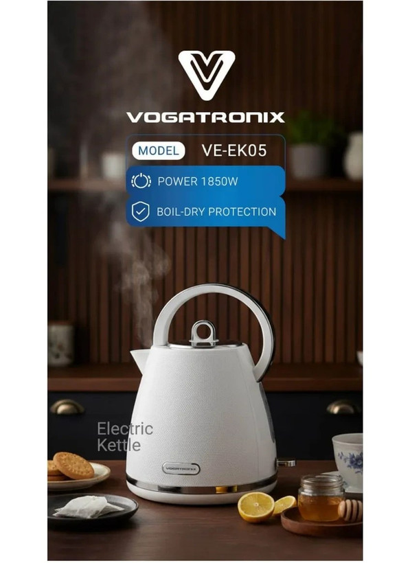 کتری برقی وگاتی مدل VE-EK05 رنگ مشکی و سفید