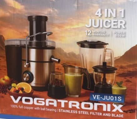 آبمیوه گیری وگاترونیکس مدل VE-JU01S چهار کاره