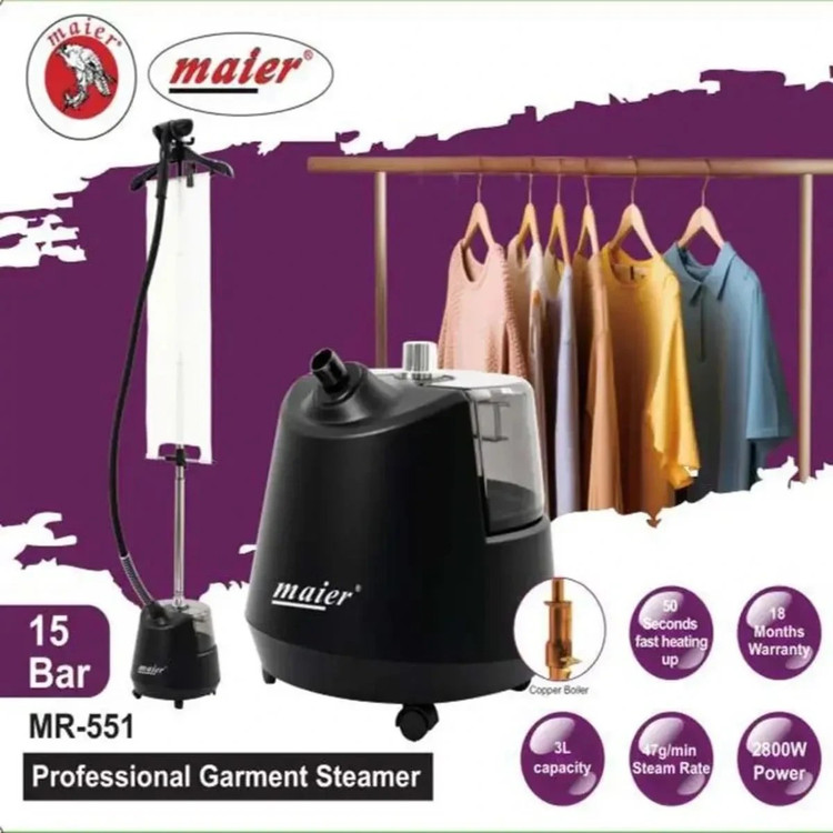 اتو بخار ایستاده مایر مدل MR551 ظرفیت ۳ لیتر