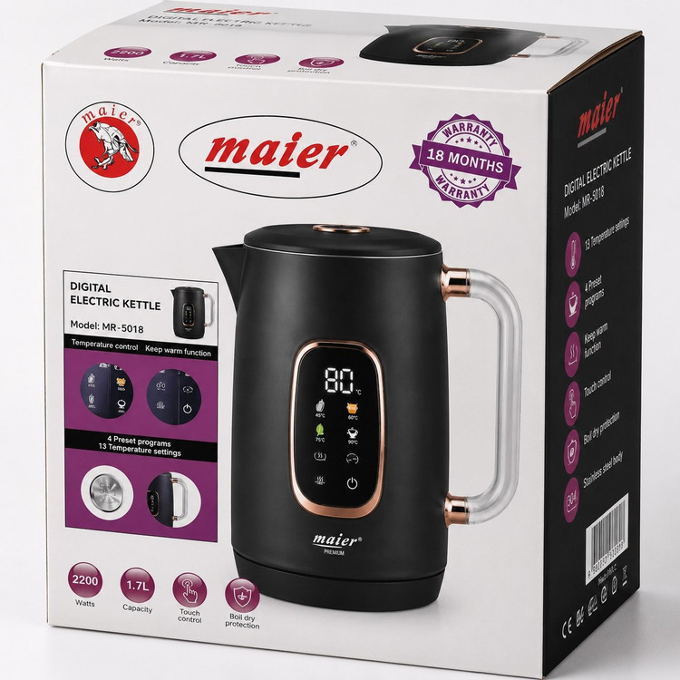 کتری برقی دیجیتال مایر مدل MR 5018 - Maier MR-5018 Digital Electric Kettle