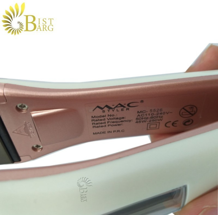 اتو مو مک استایلر مدل MAC-5526 با صفحات سرامیکی