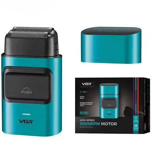 شیور شارژی وی جی آر مدل V-307 با دور موتور ۹۰۰۰ RPM