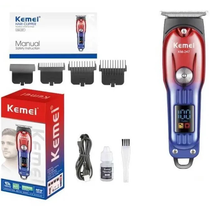 ماشین اصلاح کیمی مدل KM-247 با تکنولوژی برش مستقیم و صفر زن