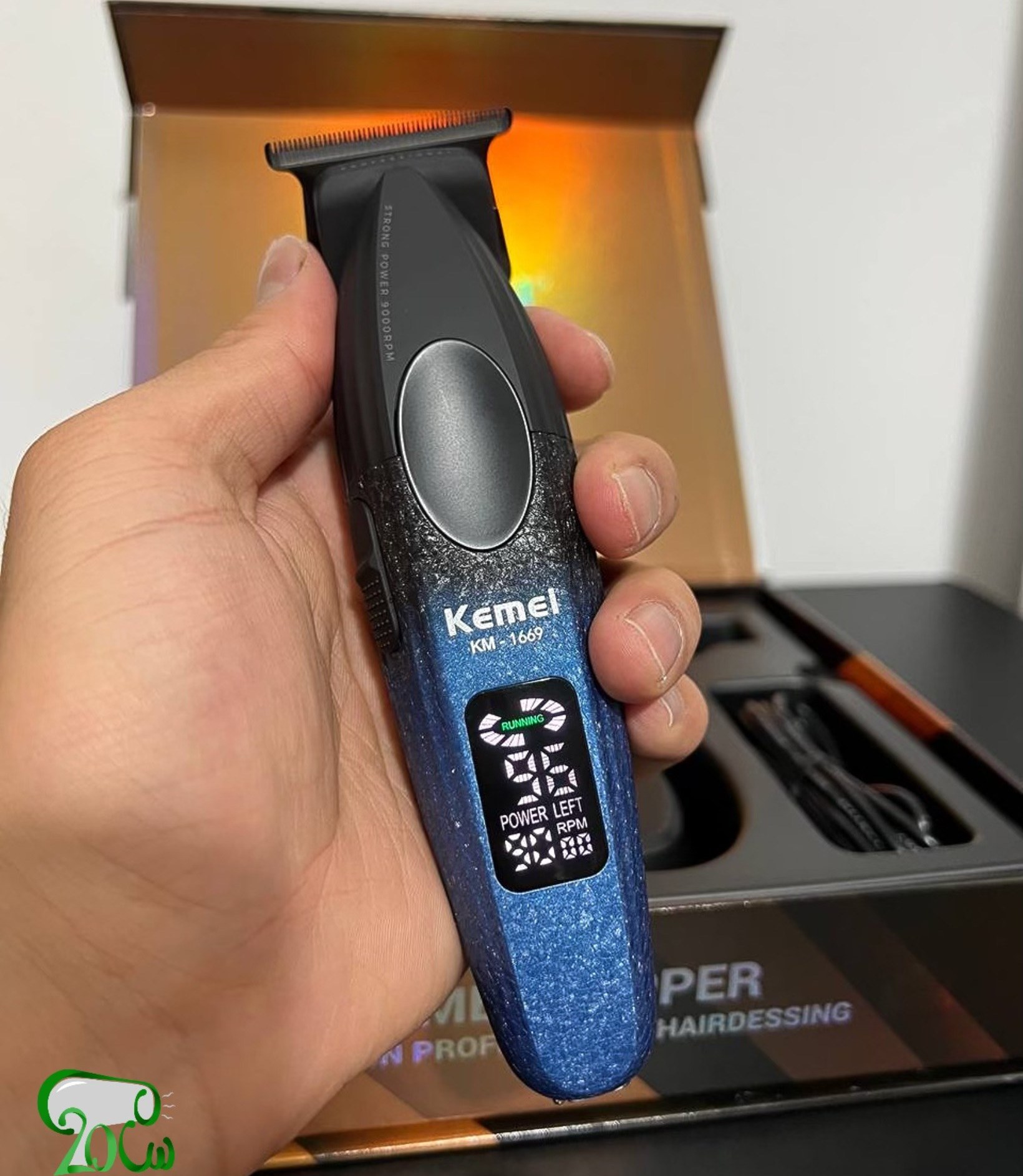 ماشین اصلاح کیمی مدل KM-1669 با تیغه سرامیک و برش مستقیم