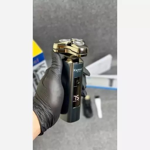 ماشین اصلاح کیمی مدل KM-T103 با برش مستقیم و سه تیغ