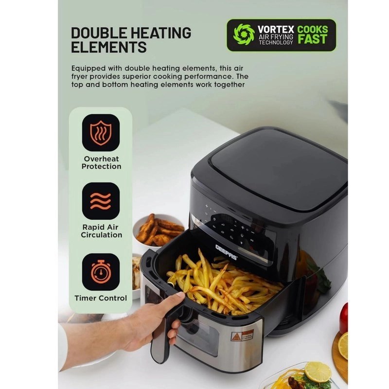 سرخ کن بدون روغن جیپاس مدل GAF-37543 ظرفیت 7.5 لیتری